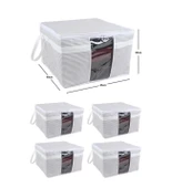 Mini Boy Pencereli Hurç Çok Amaçlı Düzenleyici Saklama Kutusu 40x30x45 Cm (5 Adet) thumbnail 1