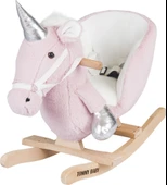 TommyBaby Egitici Peluş Sallanan At Ahsap Sallanan At UNİCORN thumbnail 2