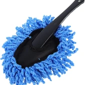 Makarna El Mopu Mini Mikrofiber Toz Alma ve Islak-Kuru Temizleme Fırçası 1 Adet Mavi thumbnail 1