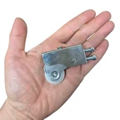 Küçük Vega Sürgülü Kapak Gardrop Tekerleği Makara Dolap Tekeri Seti thumbnail 4