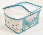 Baby 6'lı Desenli Fileli Bavul Valiz İçi Düzenleyici Çok Amaçlı Organizer (yeşil) thumbnail 2