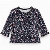 Çiçekli Kız Bebek Bluz thumbnail 2