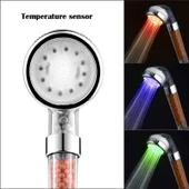 5 Adet Tasarruflu Boncuklu Ledli Duş Başlık-pil Veya Elektrik Gerekmez Kinetik Enerjili thumbnail 3