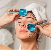 Buz Küresi Soğuk Masaj Ve Terapi Topu(leke Önleyici-cilt Pürüzsüzleştirici) thumbnail 1