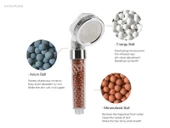 5 Adet Tasarruflu Boncuklu Ledli Duş Başlık-pil Veya Elektrik Gerekmez Kinetik Enerjili thumbnail 7