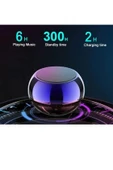 Metal Mini Kablosuz Hoparlör Şarjlı 4w Mini Bluetooth Speaker Tws Özellikli Ses cihazı thumbnail 1