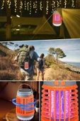 Askılı Solar Enerji İle Şarj Olabilen Sinek kovucu Kamp Feneri Işıldak thumbnail 7