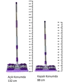 Mandallı Mop Seti Yer Duvar Tavan Cam Mopu Tüm Yüzeyler için (5314) thumbnail 4