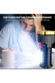 Ultra Parlak El Feneri Usb Şarj 4 Led+yan Cob Led Taktik Günlük Hayat Kamp Avcılık El Feneri thumbnail 8