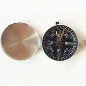 Nikula-mini Taşınabilir  Kapaklı Cep Saati Model Alüminyum İğne Kılıtlı  Pusula G45-1 thumbnail 2