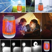 Askılı Solar Enerji İle Şarj Olabilen Sinek kovucu Kamp Feneri Işıldak thumbnail 3