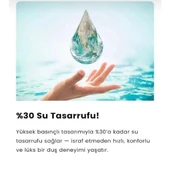 Kireç Tutucu Tazyik Arttırıcı 6 Fonksiyonlu Siyah Duş Başlığı thumbnail 7