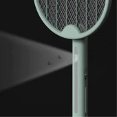 Tenis Raketi Tipi Masaüstü Olabilen Gece Lambalı Sinek Kovucu,öldürücü Raket thumbnail 3