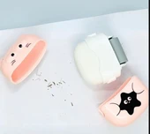 Sevimli Kedi Silgi Rulo Silgi, Toz Hazneli Silgi - Beyaz thumbnail 3