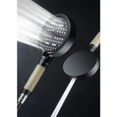 Kireç Tutucu Tazyik Arttırıcı 6 Fonksiyonlu Siyah Duş Başlığı thumbnail 1