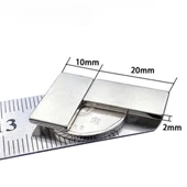 100 Adet 20x10x2 Mm Neodyum Mıknatıs Köşeli Magnet N35 Nikel Kaplama Güçlü Kaliteli Dayanıklı thumbnail 2