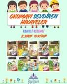 2.Sınıf Okumayı Sevdiren Renkli Resimli Hikayeler 13 - 10 Kitap thumbnail 1