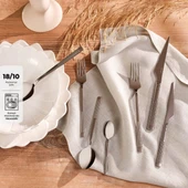 Emsan Side 84 Parça Lüks Kutulu 12 Kişilik Çatal Kaşık Bıçak Seti thumbnail 1