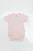 Organik Natural Basic Style Kruvaze Yarım Kol Body BS17101 Pembe thumbnail 1