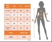 MDB Kadın Uzun Kollu Kruvaze Yakalı Beli Kuşaklı Uzun Saten Elbise thumbnail 4