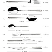 Emsan Side 84 Parça Lüks Kutulu 12 Kişilik Çatal Kaşık Bıçak Seti thumbnail 9