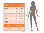 MDB Kadın Uzun Kollu V Dantel Yakalı Mini Kadife Elbise thumbnail 4