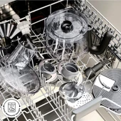 Karaca Mastermaid Power Max 11 In 1 Mutfak Robotu Matte Black Silver 2500 W thumbnail 9