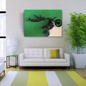 Gösteri yapan Motokrosçu Kanvas Tablo 50 x 70 thumbnail 2