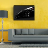 Futuristik Siyah Spor Otomobil Kanvas Tablo 50 x 70 thumbnail 2