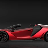 Kırmızı Spor Otomobil Kanvas Tablo 60 x 120 thumbnail 2