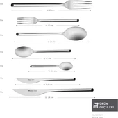 Karaca New Liza 84 Parça 12 Kişilik Çatal Kaşık Bıçak Takımı thumbnail 2