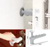 Silikon Duvar Koruyucu Kapı Stoperi GRİ (5314) thumbnail 1