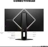 HP OMEN 27u 3G6W0E9 4K Oyun Monitörü, PC ve Konsollar için, 27 inç Ekran, 2160p IPS Oksit UHD Ekran, 144 Hz 1 ms Tepki Süresi, HDMI 2.1 thumbnail 2