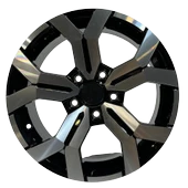 DY-1266 7*16 5*114.3 ET40 66.1 BLACK MACK JANT thumbnail 2