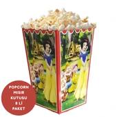 Pamuk Prenses Temalı Popcorn Mısır Kutusu 8 li Paket thumbnail 1
