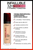 L'Oréal Paris Infaillible 32H Fresh Wear C Vitaminli Fondöten - 125 Natural Beige Kapatıcı thumbnail 5