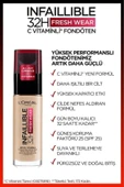 L'Oréal Paris Infaillible 32H Fresh Wear C Vitaminli Fondöten - 120 Golden Vanilla thumbnail 2