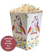 Popcorn Mısır Kutusu Unicorn Temalı 8 li Paket thumbnail 1