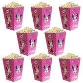 Minnie Temalı Popcorn Mısır Kutusu 8 li Paket thumbnail 2