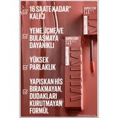 Maybelline New York Super Stay Vinyl Ink Uzun Süre Kalıcı Likit Parlak Ruj 110 Awestruck thumbnail 1