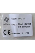 Kuluçka Rezistansı Silikon Drenaj Kablo 4 Metre 220V 200W thumbnail 2