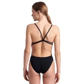 Arena Multi Stripes Swimsuitalylace Back Kadın Yüzücü Mayosu 007158560 thumbnail 4