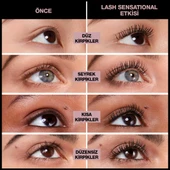 Maybelline New York Lash Sensational Yelpaze Etkili Intense Black Maskara - Ekstra Siyah thumbnail 4