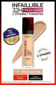 L'Oréal Paris Infaillible 32H Fresh Wear C Vitaminli Fondöten - 125 Natural Beige Kapatıcı thumbnail 2