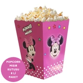 Minnie Temalı Popcorn Mısır Kutusu 8 li Paket thumbnail 1