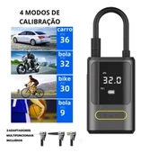 Kablosuz Oto Araç Mini 4000mAh 150 PSI Işıklı Oto Hava Kompresörü KA-760 (5314) thumbnail 3