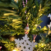 Ahşap Yılbaşı Ağaç Süsü-BY15 (5314) thumbnail 4