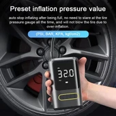 Kablosuz Oto Araç Mini 4000mAh 150 PSI Işıklı Oto Hava Kompresörü KA-760 (5314) thumbnail 1