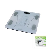 BLUETOOTH -VÜCUT ANALİZLİ DİJİTAL BASKÜL TERAZİ 180KG/50G YAĞ -SU -KAS ORAN -BMI -ODA ℃ TF-1075 (5314) thumbnail 1