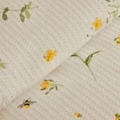 Karaca Home Emma  Pamuk Çift Kişilik Pike Takımı Sarı thumbnail 5